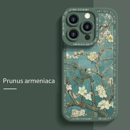 Kunst iPhone Hülle bekannte Kunstwerke Prunus armeniaca in grün