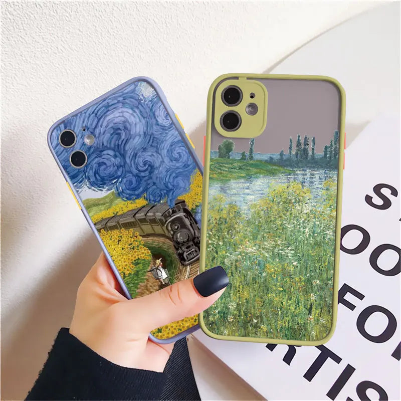 iPhone Kunst Hülle Van Gogh Ölgemälde