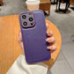 Modische iPhone Hülle aus Leder in lila