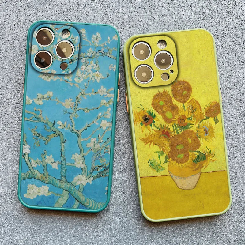 Kunst iPhone Hülle Retro Van Gogh Ölgemälde