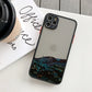 iPhone Kunst Hülle Van Gogh Ölgemälde in schwarz