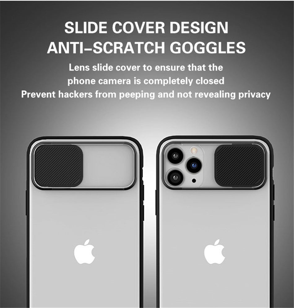 Modische iPhone Hülle durchsichtige in farbigen Rändern mit Kameraschutz