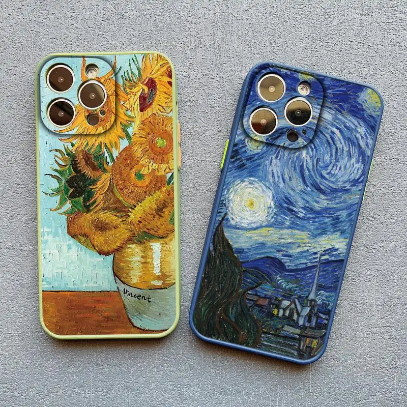 Kunst iPhone Hülle Retro Van Gogh Ölgemälde