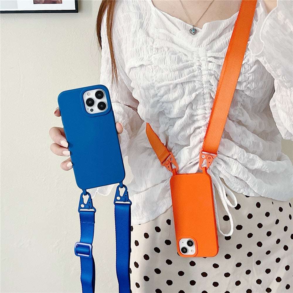 Crossbody iPhone Hülle mit abnehmbaren Band