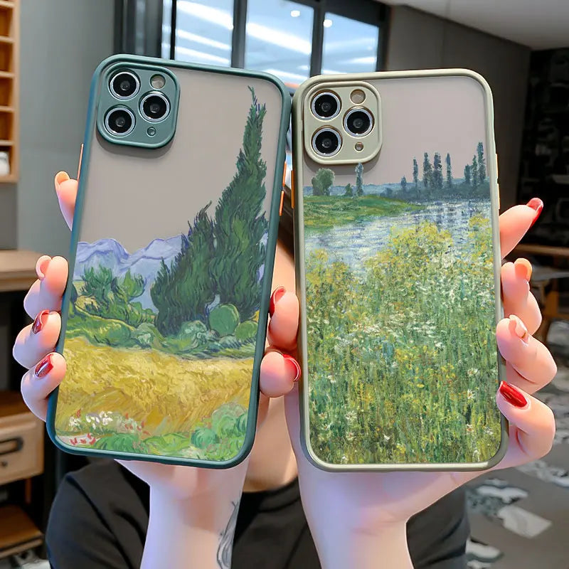 iPhone Kunst Hülle Van Gogh Ölgemälde