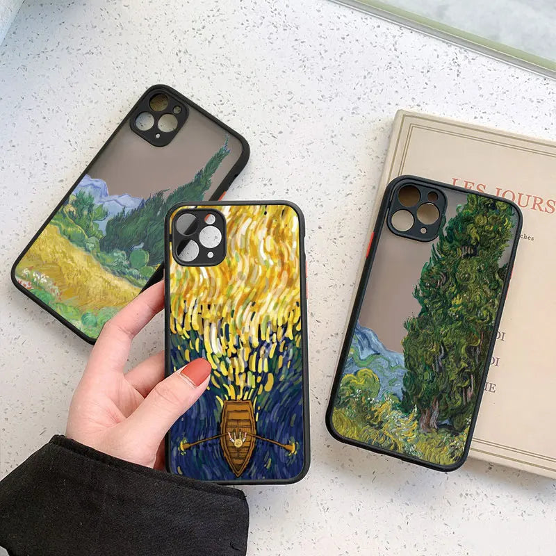 iPhone Kunst Hülle Van Gogh Ölgemälde