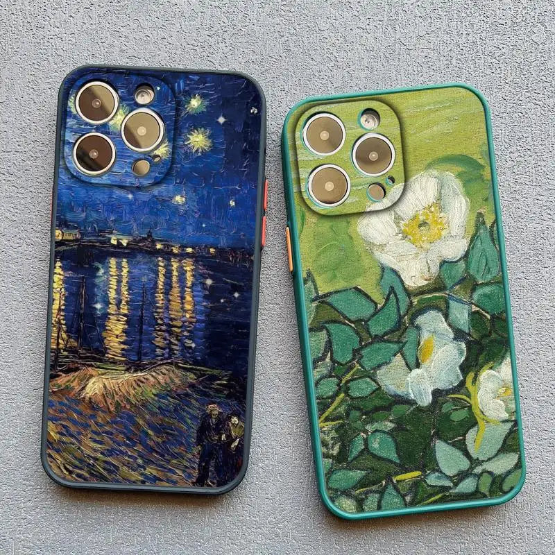 Kunst iPhone Hülle Retro Van Gogh Ölgemälde