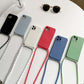 Crossbody iPhone Hülle mit Seil in Farben