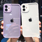 Modische iPhone Hülle durchsichtig in farbigen Rändern