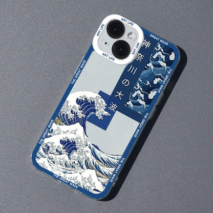 Kunst iPhone Hülle Die große Welle vor Kanagawa